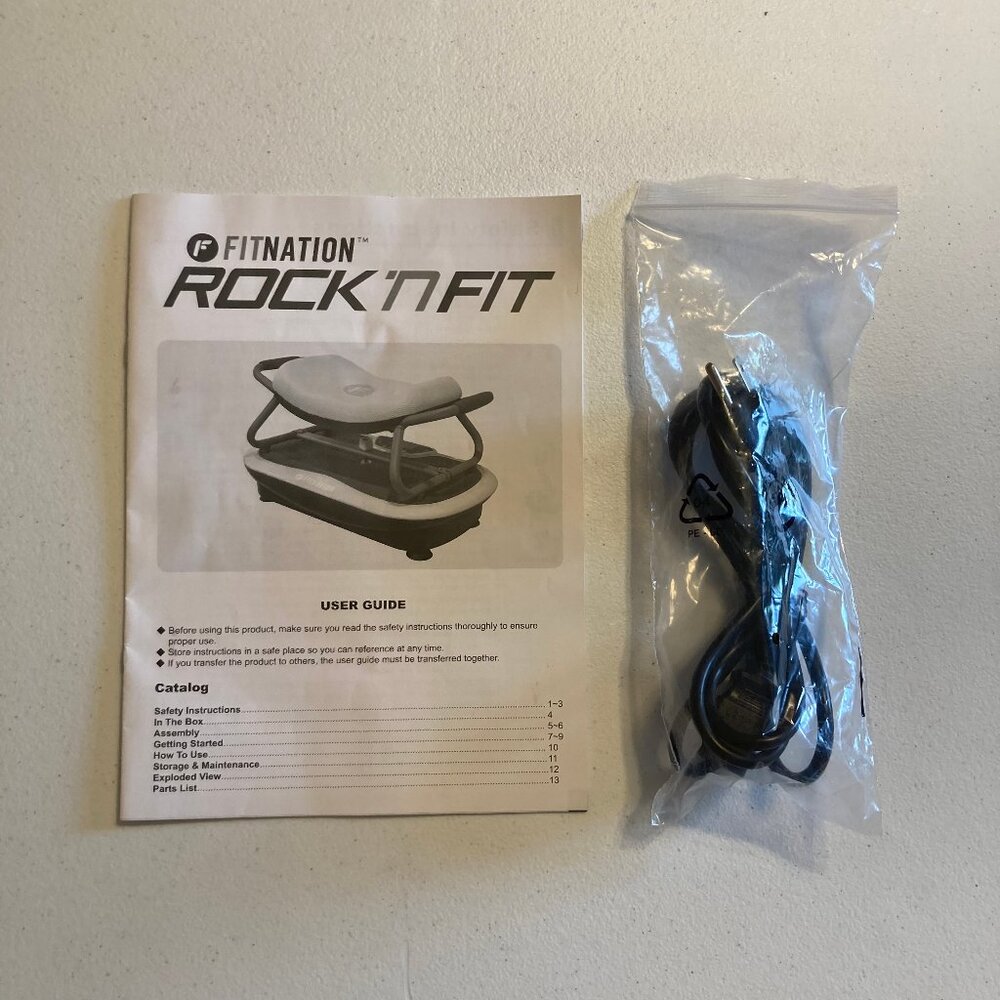 NEW ! Fitnation Rock-n-Fit Power Cord